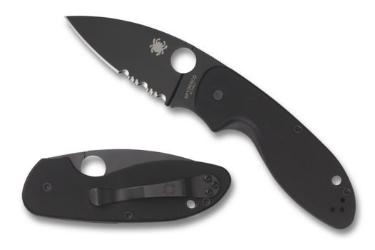SPYDERCO C216GPSBBK EFFICIENT G10 PLN/SERR BLACK BLADE - Image 6
