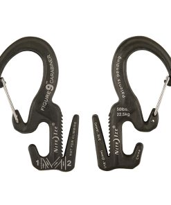 Alternative view of FIGURE 9 CARABINER ROPE TIGHTENER - SMALL - BLACK