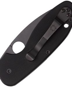Alternative view of SPYDERCO C216GPBBK EFFICIENT G10 PLN BLACK BLADE