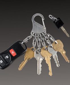 KEYRACK LOCKER STEEL - 6 STEEL S-BINER WITH LOCK