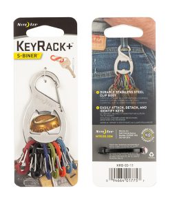 KEYRACK - S-BINER - STAINLESS
