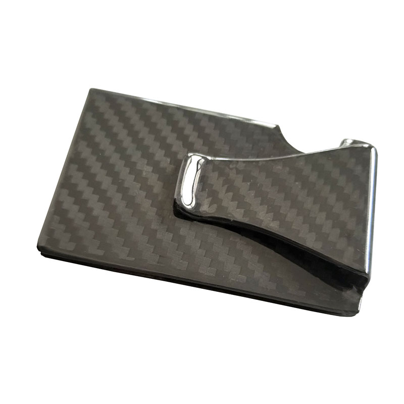 ONE PIECE 3k CARBON FIBRE WALLET WITH MONEY CLIP RFID BLOCKING - Image 3