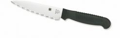 K05SBK KITCHEN PARING KNIFE 4.5" BLACK SERR