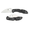 SPYDERCO DELICA FLAT WHARNCLIFFE PLN BLK FRN C11FSWCBK