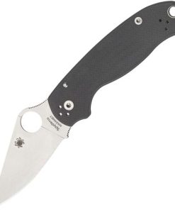 *SPYDERCO PARA 3 PLN DK GRAY G-10 MAXAMET C223GPDGY