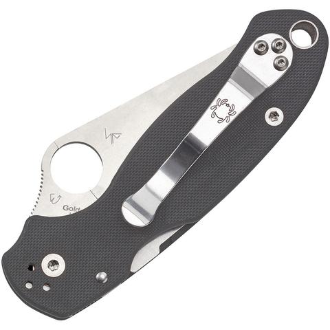 *SPYDERCO PARA 3 PLN DK GRAY G-10 MAXAMET C223GPDGY - Image 2