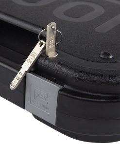 Lockable Pistol Case Integrated into the Glock Pistol Case is a sturdy cylinder lock with duplicate key.