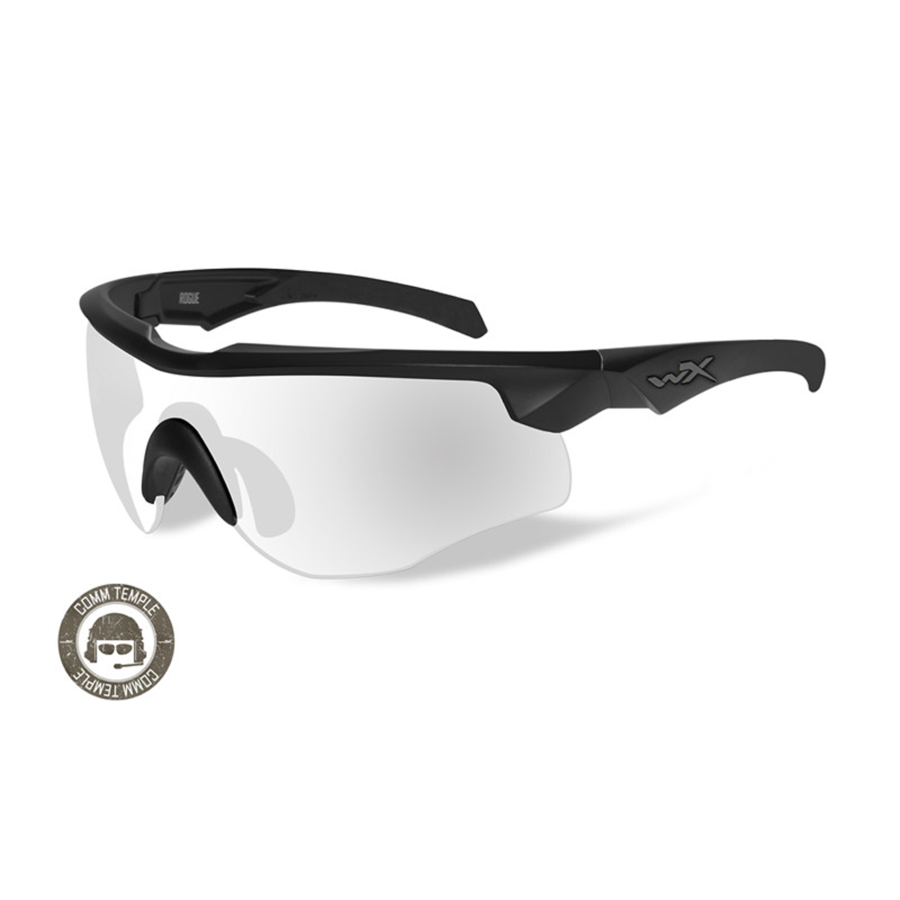 ROGUE COMM CLEAR MATTE BLACK FRAME