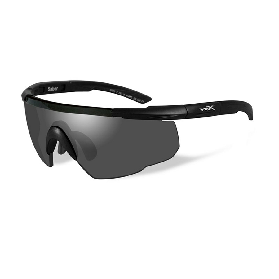 SABER ADV. SMOKE MATTE BLACK FRAME W/BAG