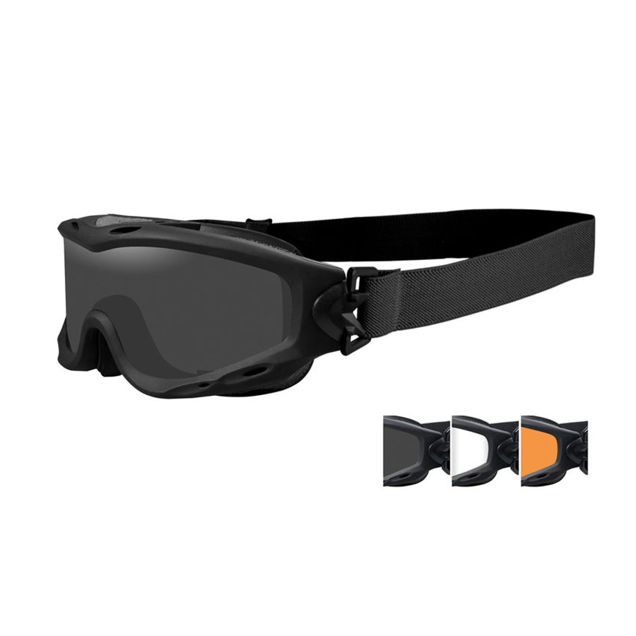 SPEAR SMOKE/CLEAR/LIGHT RUST MATTE BLACK FRAME