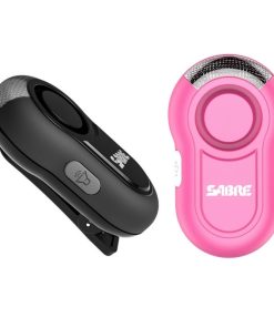 SABRE RED PERSONAL ALARM WITH LED LIGHT - PINK