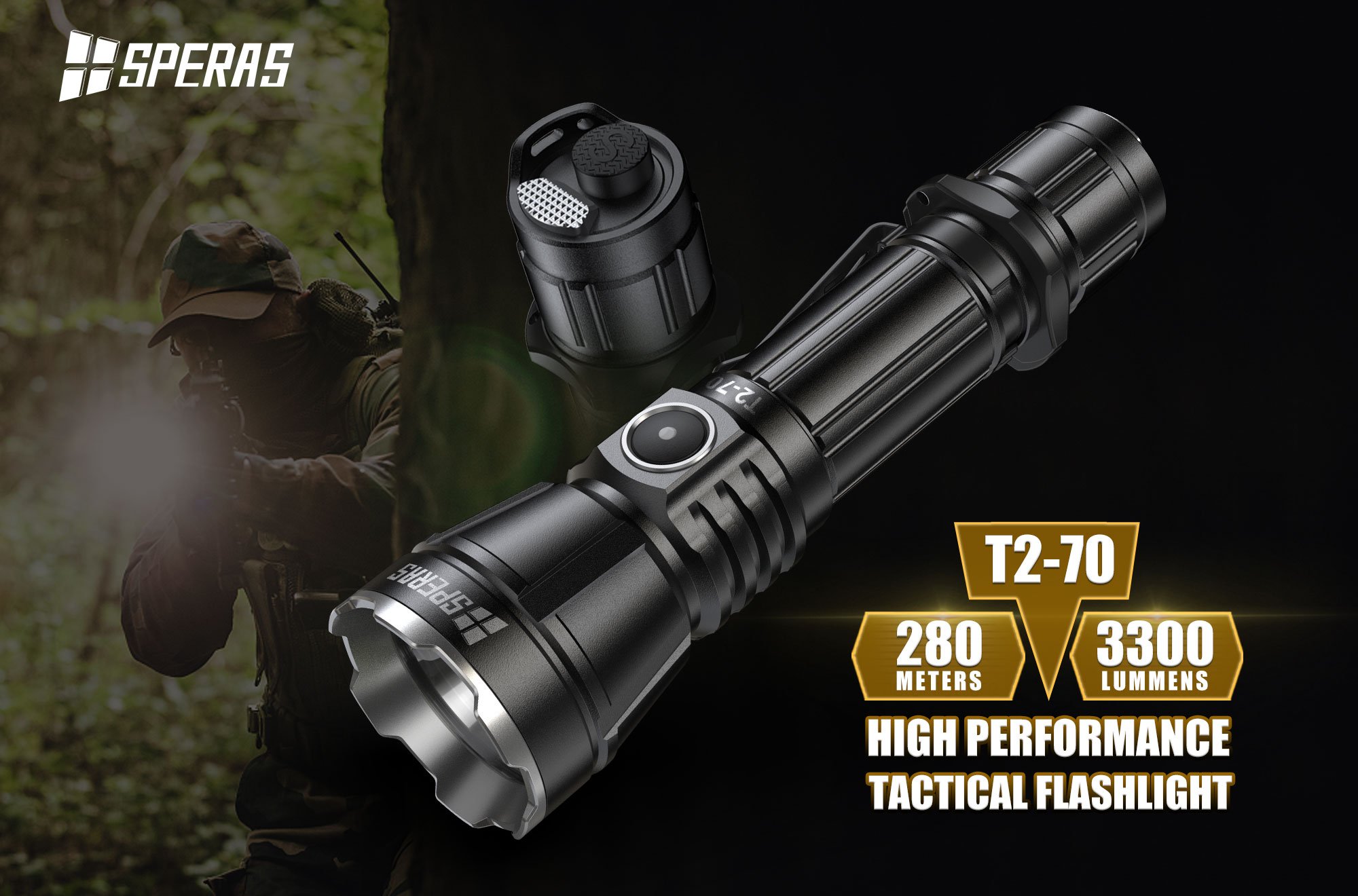 Speras - T2-70 - 3300 lumens - 280m throw - Image 4