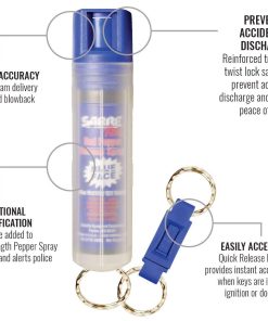 Alternative view of Key Case Pepper Spray with Quick Release Key Ring
