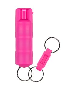 Pink Campus Safety Pepper Gel with Quick Release Key Ring