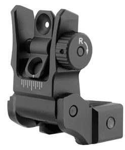UTG® AR15 Low Profile Flip-up Rear Sight with Dual Aiming Aperture