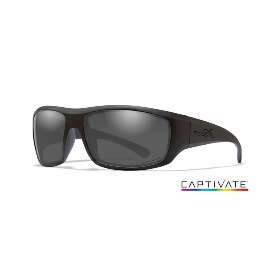 WX OMEGA CAPTIVATE SMOKE GREY MATTE BLACK FRAME