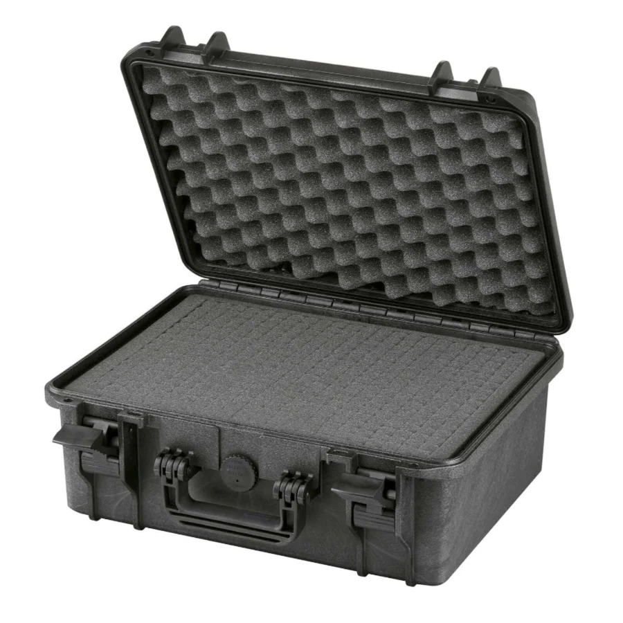 BLACK HARD CASE - SP PRO 380H160S BK WITH CUBED FOAM