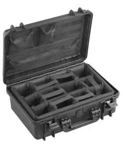 BLACK CAMERA CASE - SP PRO 430CAMORG BK BK WITH DIVIDERS