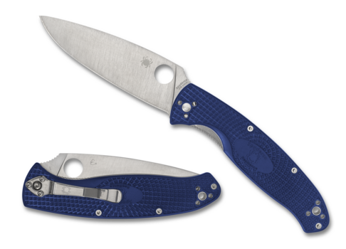 C142PBL SPYDERCO RESILIENCE LIGHTWEIGHT CPM S35VN PLN