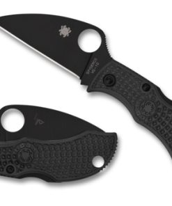 MBKWPBK SPYDERCO MANBUG BLK FRN WHARNCLIFFE PLN BLK