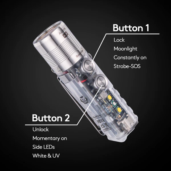RovyVon - Aurora A28 (G2) USB-C Versatile EDC Flashlight - Image 3
