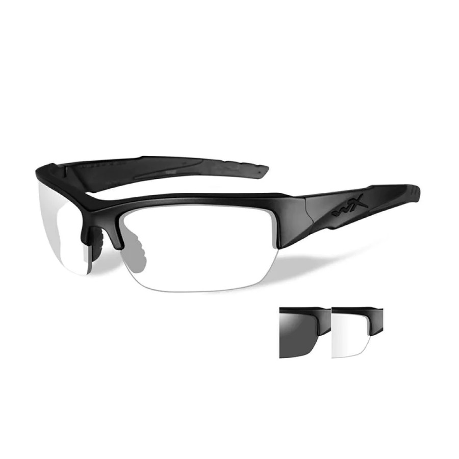 VALOR SMOKE GREY/CLEAR MATTE BLACK FRAME