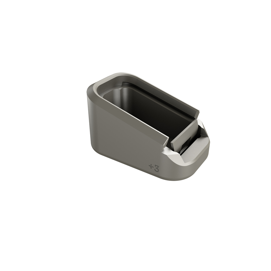 CANiK® STANDARD ALUMINUM +3 TUNGSTEN FINISH MAGAZINE EXTENSION