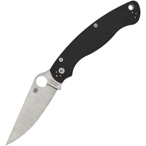 SPYDERCO - C36GP2 MILITARY 2 BLACK G-10 PLAINEDGE