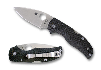 SPYDERCO - C41CFFP5 NATIVE 5 FLUTED CARBON FIBER S90V PLN