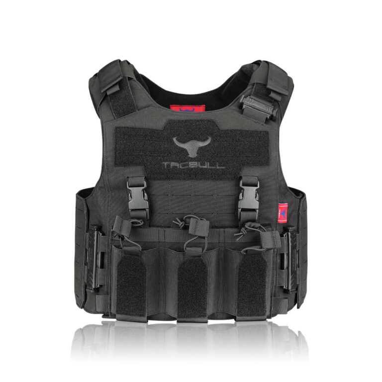 Tacbull - Assault Tactical Plate Carrier with Fire-Retardant Heavy-Duty Nylon Material