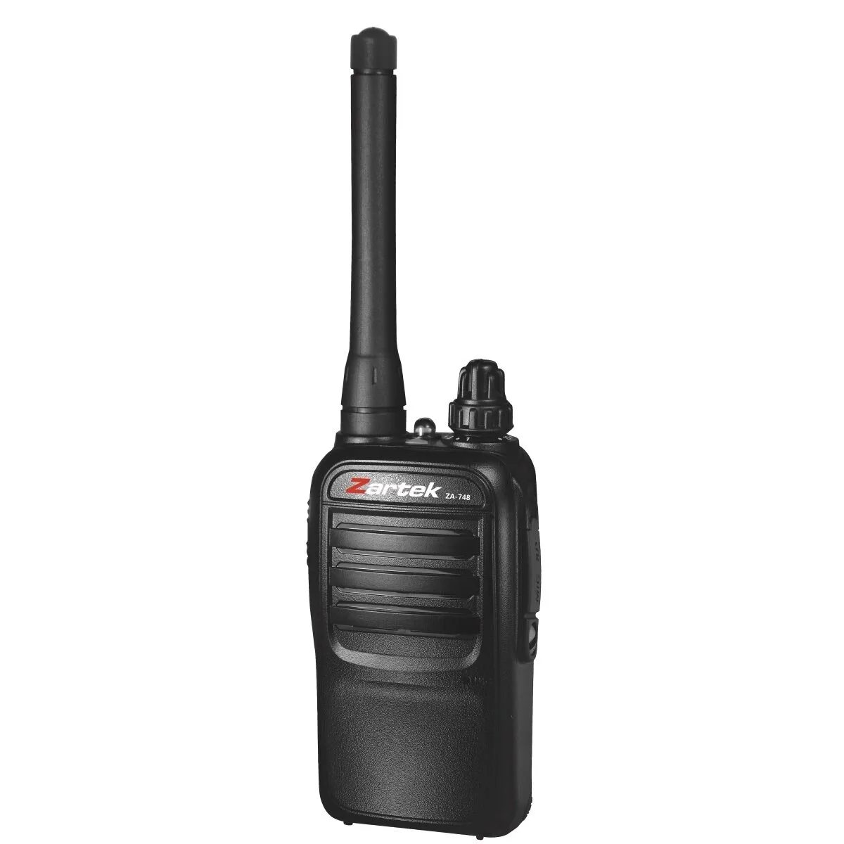 Zartek ZA-748 PMR UHF handheld transceiver with direct plug-in charger adaptor, Li-ion battery, multi-function Lamp, Single Pin side jack, 446&464MHz(Upgradeable to 2W 400-470MHz)