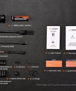 Alternative view of Acebeam G15 Weapon Flashlight