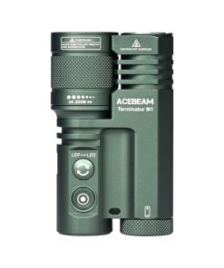 Acebeam Terminator M1 Duel Head LED Flashlight (Limited Edition)- Zoomable LED&LEP Flashlight
