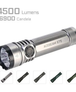 Acebeam E75 Quad Core High Performance Flashlight-4500 lumen/260m