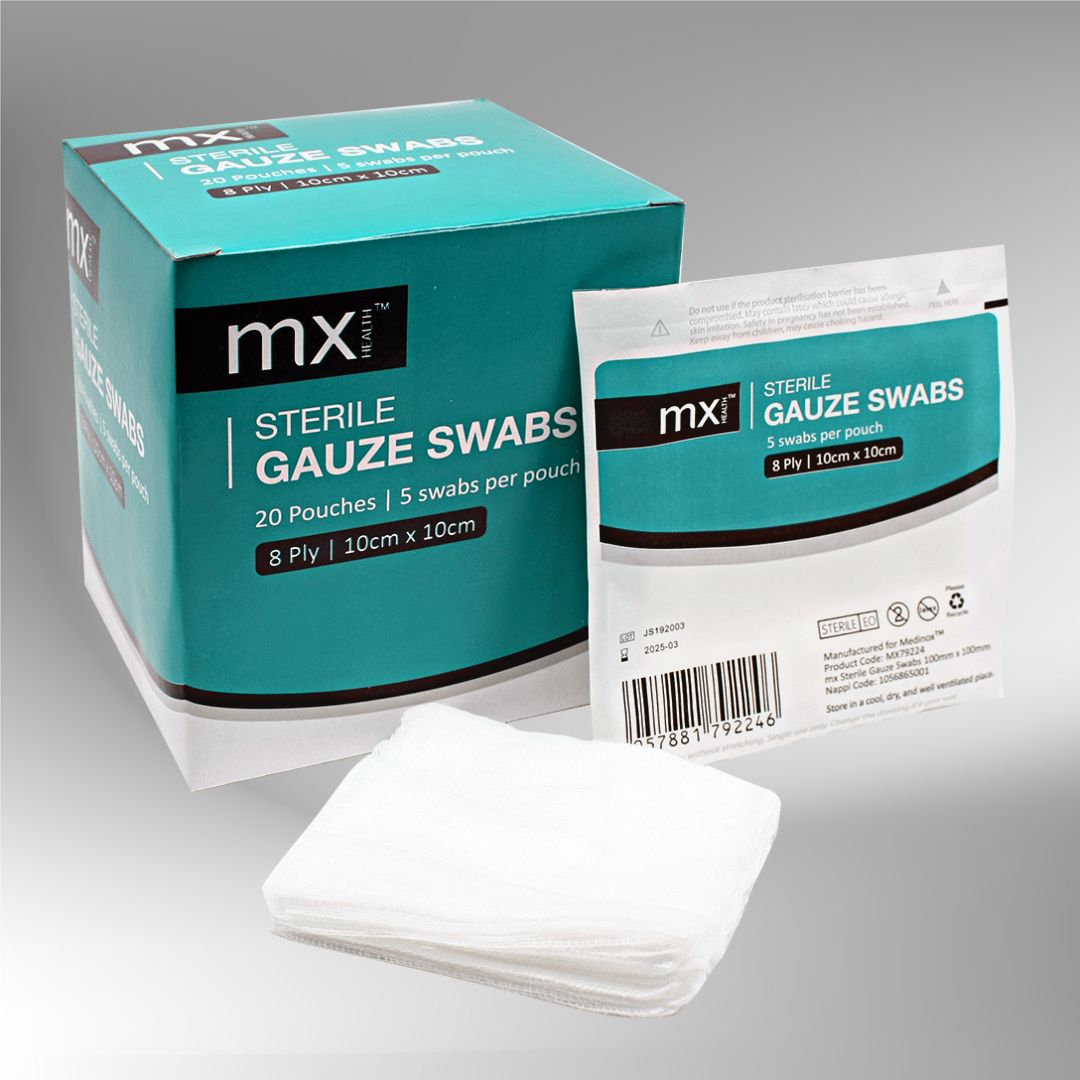 MX Gauze Swabs 8ply, Sterile - Image 2