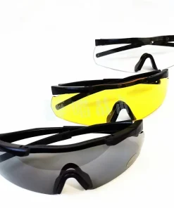 Earmor Ballistic Triple Lens Set (Clear,black and Yellow lens kit)