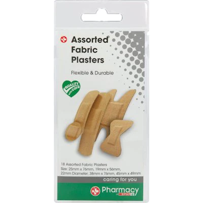 SPAR Assorted Fabric Plasters - 18
