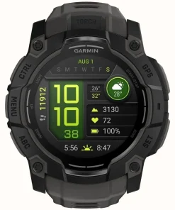 Garmin Instinct 3 50mm AMOLED Black Bezel with Charcoal Band