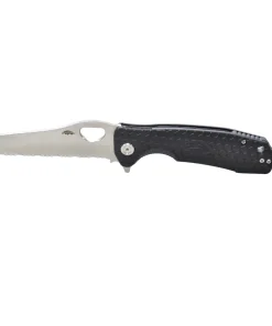 Rescue Serrated 8Cr13MoV – Large Black