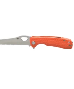 Rescue Serrated 8Cr13MoV – Large Orange