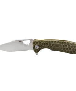 Clip Point 14C28N – Large - Green